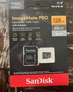 SanDisk ImageMate Pro 128GB UHS Speed Class 1 Memory Card SDSQXBZ-128G-AWCKA - Picture 1 of 2