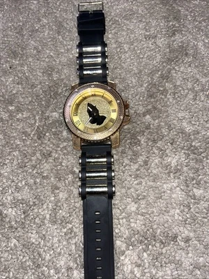 Reloj de manos de oración dorado para hombre Foto 1 de 4