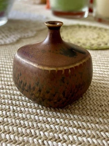 Stig Lindberg Miniature Vase Gustavsberg 1960 Sweden Vintage Ceramic - Picture 1 of 7