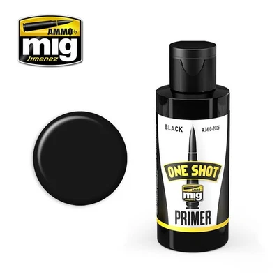 Ammo MIG 2023 - Grundierung - One Shot Primer - Black - Neu