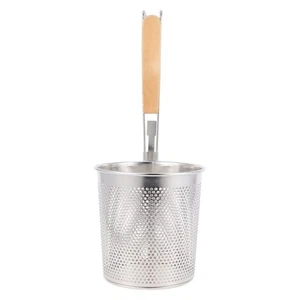 Stainless Steel Fine Mesh Noodle Strainer with Handle Kitchen Sifter for Cook... - Picture 1 of 9