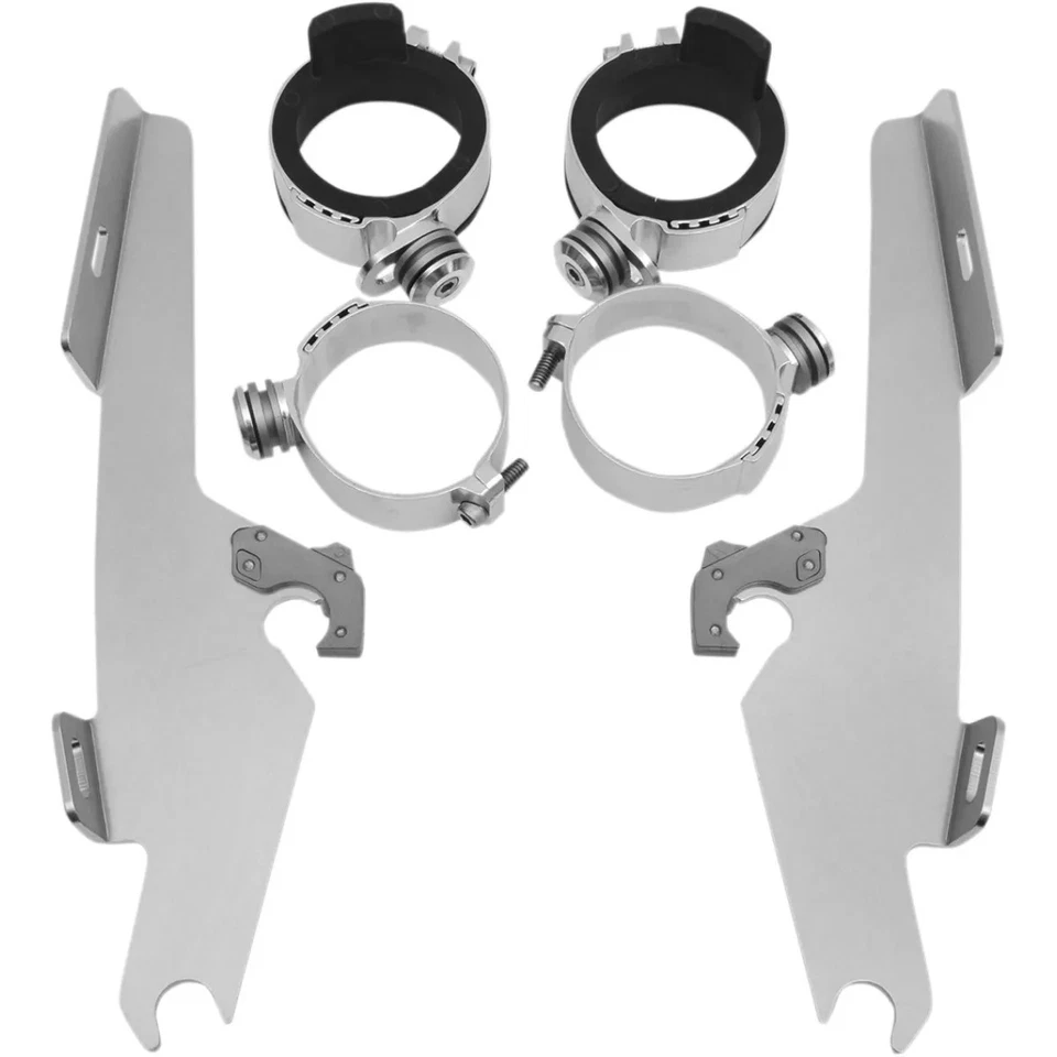 Memphis Shades Polished Trigger-Lock Mount Batwing Fairing Yamaha XVS1100 Cla... - Image 1 of 1