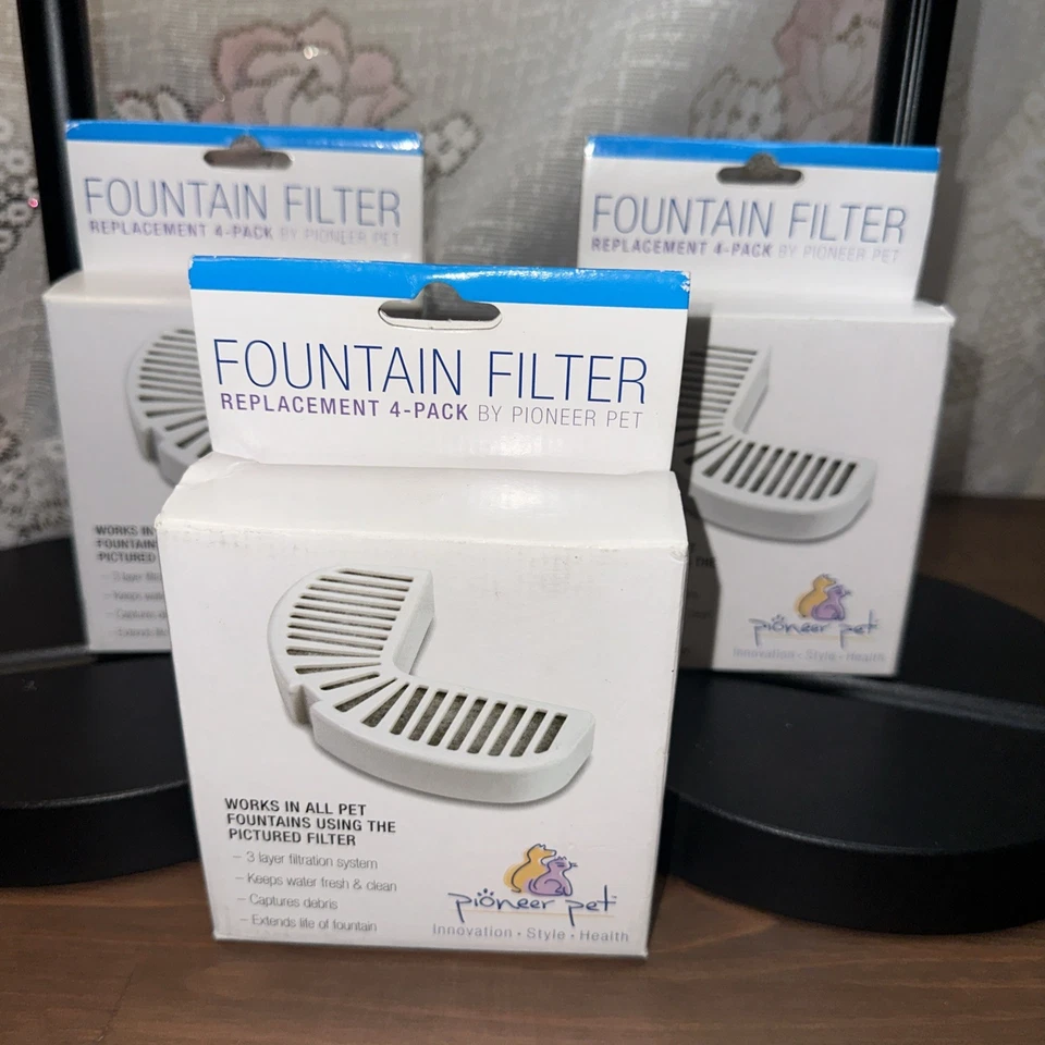 Filtro Fuente Agua Pioneer Pet Repuesto LOTE 3014 Perro/Gato 11 Total Nuevo Foto 1 de 4