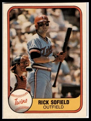 1981 Fleer #563 Rick Sofield - Image 1 of 2