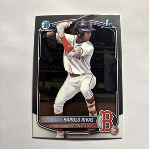 2025 Bowman Chrome Harold Rivas #BCP-216 Boston Red Sox - Picture 1 of 2