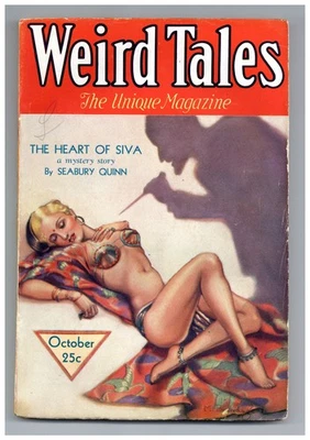 Weird Tales Pulp 1st Series Oct 1932 Vol. 20 #4 VG- 3.5 TRIMMED - Image 1 of 4