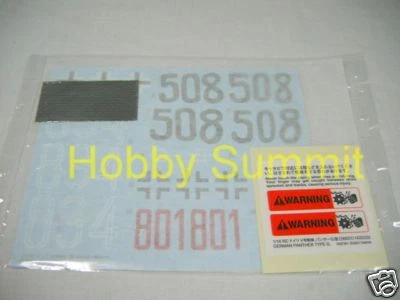 Tamiya 1/16 R/C  PANZER IV  Ausf J  Tank  DECAL BAG Set 56026  also Heng Long - Image 1 of 2