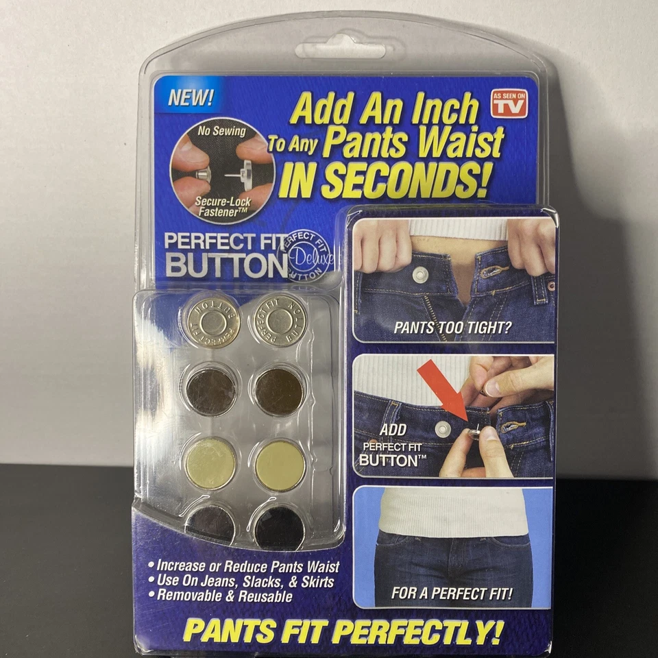 5 Jeans Fit Button Replace Add an Inch to Any Pants Waist in Seconds