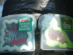 Handstand Küche Superheld/Dinosaurier Sandwichschneider Mittagessen Set - Bild 1 von 5