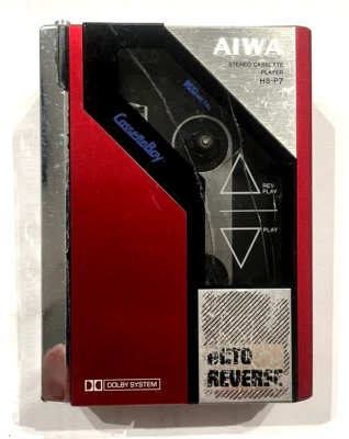 AIWA HS-P7 stereo  cassette player Remote Auto reverse Dolby Made in Japan - Image 1 of 4