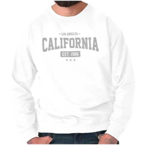 Los Angeles California Athletic EST 1986 Womens or Mens Crewneck Sweatshirt - Picture 1 of 7