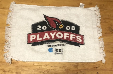 2008 Arizona Cardinals Playoffs Rally Towels Souvenir NFL Alltel Cover