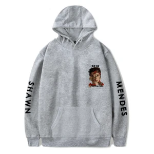 Shawn Mendes Men's Hoodies,Sweatshirts Actual Size: M (Asian Size: L) Gray NWT - Picture 1 of 6