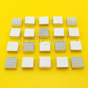 20 PCS Heat Sink with Thermal Adhesive for Computer CPU Memory Chip IC 14*14*6mm - Picture 1 of 1