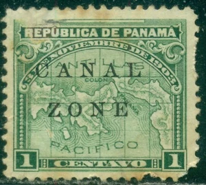 CANAL ZONE SCOTT # 9, USED, CORNER FAULT, GREAT PRICE! - Picture 1 of 1