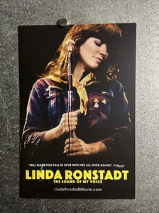 Postal promocional publicitaria Linda Ronstadt: The Sound of My Voice (2019) - Imagen 1 de 2
