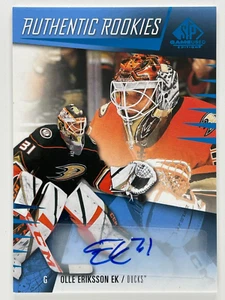 2023-24 SP Game Used Olle Eriksson Ek #251 Authentic Rookies Blue Auto Ducks RC - Bild 1 von 3