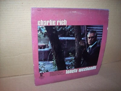 Charlie Rick Lonely Weekends vinyl LP record 1974 Hilltop JS-6139 EX - Image 1 of 4