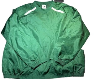 Augusta Sportswear Track Jacket Mens Sz XXL 2XL Green Pullover Run Jog Walk - Picture 1 of 9