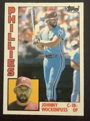 1984 Topps Traded - Johnny Wockenfuss - #130-T - Philadelphia Phillies - Image 1 of 2