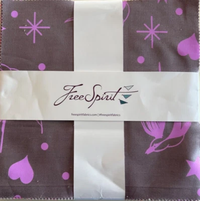 FAIRY FLAKES BY TULA PINK 10" LAYER CAKE 42PC FOR FREE SPIRIT - Image 1 of 4