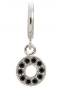 Endless Jewelry Black Circle of Love Sterling Silver #43500-2 - Picture 1 of 1