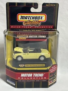 Matchbox Collectibles Motor Trend 2000 Ford T-Bird Concept, Yellow Thunderbird - Picture 1 of 2