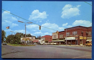 Brooklyn Michigan Street scene Postcard - Picture 1 of 2