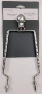 Threshold Metal Adjustable Lamp Harp Chrome Finish 8"-12" Tall Silver - Picture 1 of 4