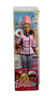 Boîte à poupées Barbie Cupcake Chef afro-américaine 2016 dommages