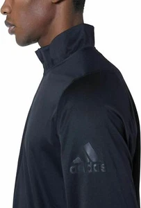 Adidas Men's Half Zip Track Black XL - Picture 1 of 3