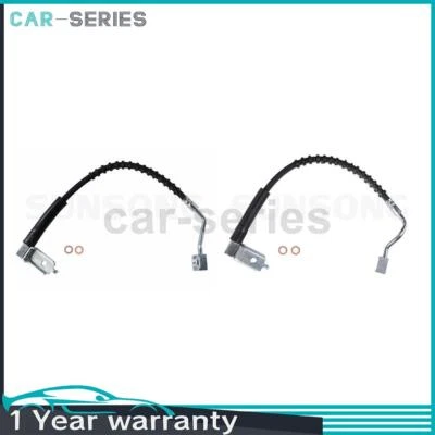 Pair Sunsong Front Brake Line Hose Fits 2005 2009 2010 2011 1998 Ford Ranger - Image 1 of 4