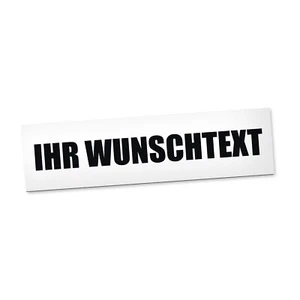 Wunschtext Magnetschild Auto Eigener Schriftzug DIY Magnetfolie Geschenkidee - Bild 1 von 9