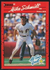 1990 Donruss Mike Schmidt All-Time Great Philadelphia Phillies #643 - Picture 1 of 2