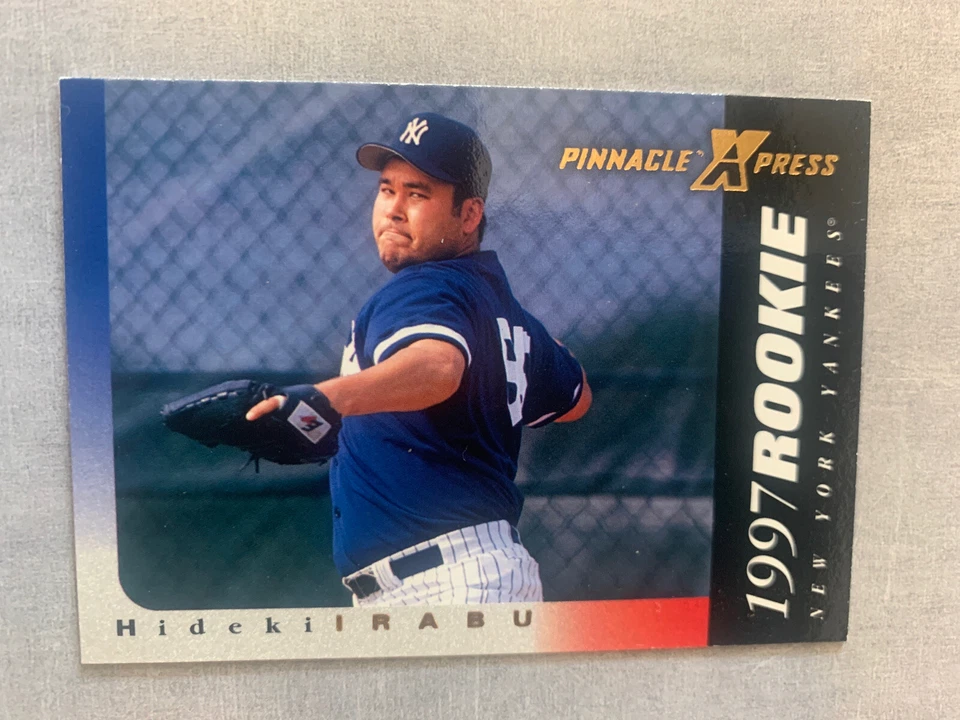 HIDEKI IRABU Yankees 1997 PINNACLE XPRESS Baseball #137 EX Rookie Card - Image 1 of 2