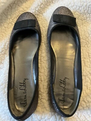 Sam and Libby Glitter flats Size 9 - Image 1 of 4