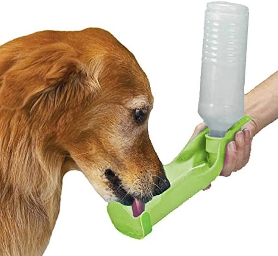 Botella de agua portátil para perros 17 oz bebida Handi - rosa azul o verde - ENVÍO RÁPIDO Foto 1 de 1