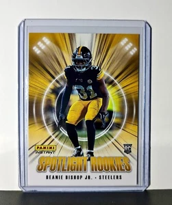 Beanie Bishop Jr. Rookie 2024 Panini Spotlight Rookies NFL #39 Card 1 of 1426 - Picture 1 of 2
