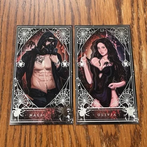 Cartas del Tarot PGP Prettygalpins Web of Silence Leigh Rivers - Imagen 1 de 2