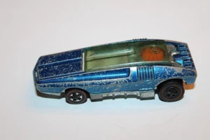 VTG RARE! 1969 Redline Hot Wheels HK WHIP CREAMER Shiny Blue Dark Interior - Picture 1 of 7
