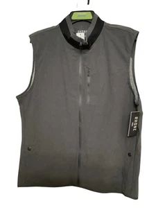 iPhone Herren Top Flight dunkelgrau Weste Größe L Einzelhandel $ 128 neu mit Etikett - Bild 1 von 12