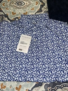 Rhoback Golf Performance Polo Shirt Blue White Floral Print XXL - Picture 1 of 3