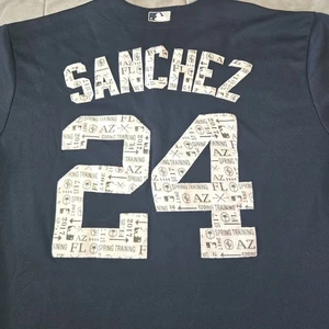 Majestic Yankees Gary Sanchez #24 Grapefruit League Trikot XL Cool Base 2017 - Bild 1 von 6
