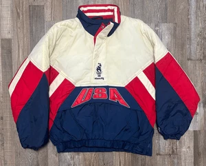 Starter Jacke USA Atlanta 1996 Olympia Stepp Winter Mantel Herren Large " - Bild 1 von 16