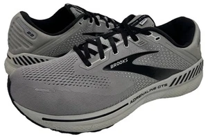 Brooks Adrenaline GTS 22 Mens 12.5 4E Extra Wide Gray Black Road Running Shoes - Picture 1 of 9