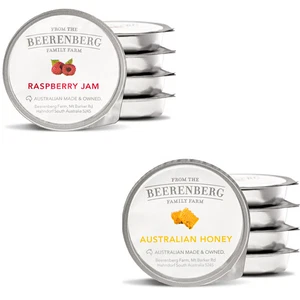 BULK LOT 240 x Beerenberg Mixed Jams Honey, Raspberry 14G  |  Bnb Supplies - Picture 1 of 1