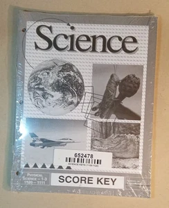 Science Score Key. New. Physical Science 1-3.  1109-1111. Sealed  - Picture 1 of 5