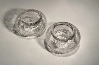 LOT of 2 - Yankee Candle Crackle Glass Votive Holder 1111472 NEW - Image 1 of 4