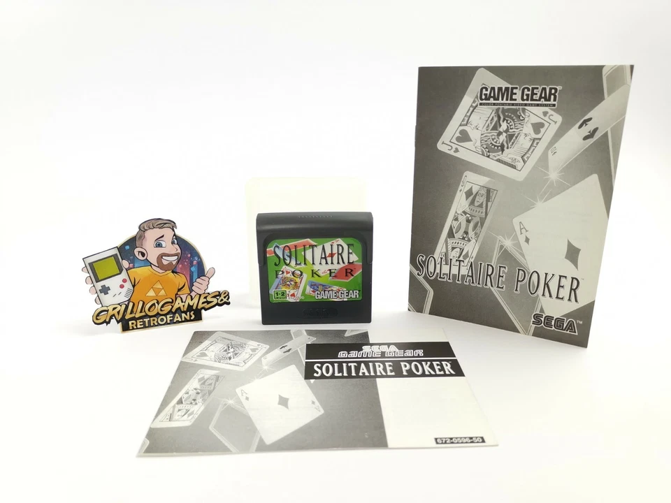 Sega Game Gear Spiel " Solitaire Poker " Pal | Modul | GameGear - Bild 1 von 3