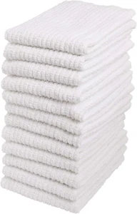Bar Mop Cleaning Kitchen Dish Cloth Towels,100% Cotton, Machine Washable, Everyd - Picture 1 of 12